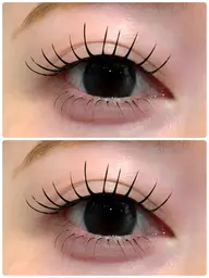 【パッチリさせる🦉♡】フラットラッシュ120本＋下まつ毛フラット40本👀✨リペア❌