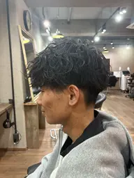 カット+パーマ+シャンプー+ヘアセット