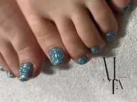 👣【オフあり】フットワンカラー/約1000色から選べる（マグネット、フラッシュネイル＋￥1000）※現金払いのみ