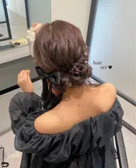 ヘアset(結婚式参列用)