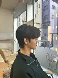 【新規】韓国風メンズカット|センターパート・マッシュ対応
