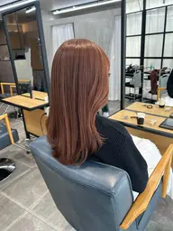 💘カット+ブリーチなしダブルカラー+Ωトリートメント💘
