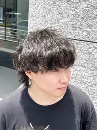 メンズカット+シャドウパーマ＋トリートメント