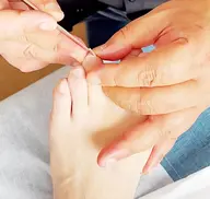 足湯、足裏角質除去、足爪ケア