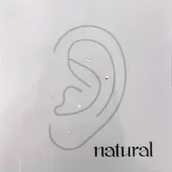 💎耳つぼジュエリー両耳10粒💎 【natural】