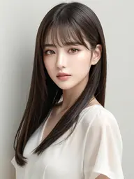 【韓国風似合わせ小顔ヘア】前髪カット＋顔まわりカット+Aujua4stepトリートメント￥8800【原宿/前髪】