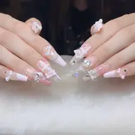 🦋チップ長さ出しアートやり放題＋パーツ付け放題