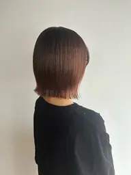 カット&前髪縮毛矯正&ベーストリートメント