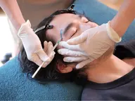 メンズ眉ワックス（間引き・メイク込み）