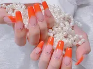 🐳【チップ長さ出し】フレンチ(ベース)あり🐳