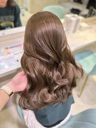 🧡オレンジ系限定メニュー🧡ワンカラー+1stepトリートメント