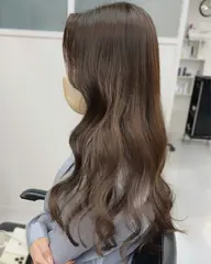 💋韓国オンニstyle💋韓ヘアカット+N.透明感カラー+艶髪cotaトリートメント(土日祝+500円)