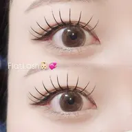 【🕯🎀フラットラッシュ160本🧸】LED変更可能◎