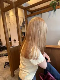 🪐ブリーチ有Wカラー🪐スチームトリートメント付き