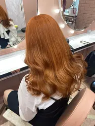 透明感🎀ブリーチなしダブルカラー＋保湿トリートメント