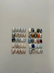 ハンド店内サンプルデザイン5本アート※アート以外ワンカラー