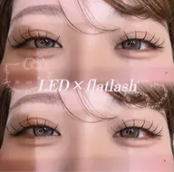 【LED×束感eye】flatlash 80本+coating🍓¥7000→¥5000