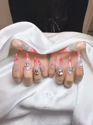 「お気に入りました方」🎀チップ長さ出し10本・アートやり＆パーツ付け放題