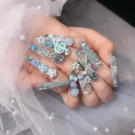 🌸オフなし🌸【チップ長さだし】💅ゴテゴテにしたい方向け🎶ྀིパーツ全部つけ放題✨