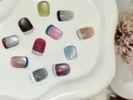 オシャレ×ひとクセ|フィルイン【バイカラーフレンチ】*オフ有り