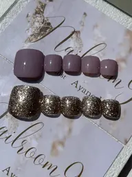 foot nail ワンカラー