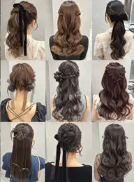 【新規限定✨️】ヘアセット🐈‍⬛🎶 結婚式の参列や推し活の前に🫧（土日+500円）