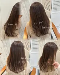 《hair color》カット+カラー+超音波トリートメント🩰♡