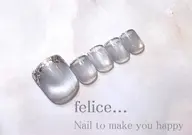 《 当日予約はさらに500円引き💕》＜大人可愛い>★定額フットネイル★¥ 8500コース▶︎¥7500