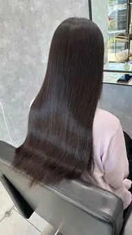 縮毛矯正+link2stepトリートメント