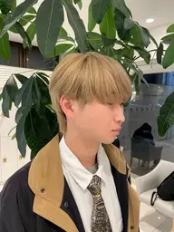 men's👦🏻カット＋ブリーチ+オンカラー🍋