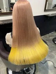 【ミニモ学割】カット+ケアブリーチ+前処理付きハイトーンカラー/¥22500→￥17000🩷❤️🧡💛💚🩵💙