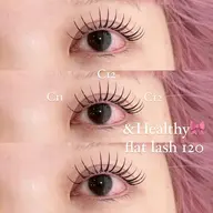 &Healthy🎀フラットラッシュ&パーマ（120本¥13000）（140本¥14000）※初回の方オフ代無料