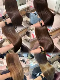 【ブリーチなしで艶カラー】🧸ワンカラー+inbornトリートメント