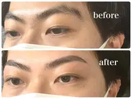 人気NO1【✨ミニモ限定価格✨】メンズ🙆‍♂️美眉ワックス＋骨格診断＋眉メイク（間引き込）※2回目以降5280円