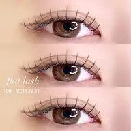 【オフ無料】フラットマットラッシュ100本+束感コーティング仕上げׅ ⊹