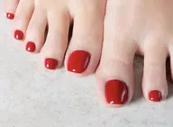 【オフあり】フット👣《ワンカラーorグラデーション🩵》パラジェル変更+¥1,100✨/横浜関内