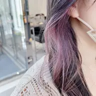 【4.5月限定価格】 🩵カット+艶カラー+イヤリングカラー+バブルトリートメント🩵