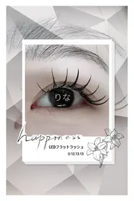 （🍬オフ不可~リペアのみ🍬）最新超軽量LEDフラットマットラッシュ80本🌸コーティング付き🌸