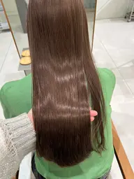 【🌟国宝級美髪フルコース🌟】縮毛矯正＋カット＋カラー＋トリートメント#韓国/暖色/髪質改善