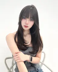 【🪞癖をナチュラルなストレートに🪞】トレンドを抑えたカット+癖を綺麗なストレートに🤍縮毛矯正+オリジナルTr🪽