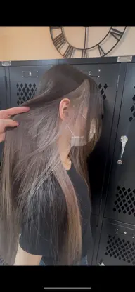 ブリーチ+インナーカラー(部分ブリーチ)