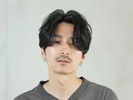 ニュアンスパーマ￥7500#原宿#メンズパーマ#センターパート