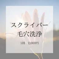 スクライバー毛穴洗浄