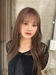 艶カラー＋アイブロウカット✂️✨