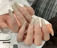 💅  チープ長さだし⭐️ラメグラデーション