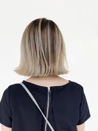 新規限定!!【これであなたも外国人！＋カット】バレイヤージュを使ったグラデーションカラー✨トリートメントで艶髪！