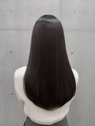 【👑組み合わせメニュー👑】縮毛矯正＋透明感艶カラー＋カット✂️➕髪質改善TOKIOトリートメント🫧