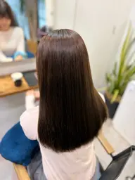 【一日で完結🔥縮毛矯正×カラー✨️】♥️縮毛矯正＋ケアカラー＋2step トリートメント♥️