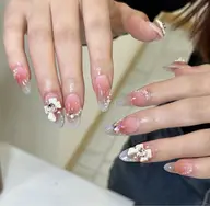 ミニモ限定⭐️チップ長さだし+ワンホンネイル（アート6本）⭐️¥13500