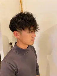 メンズカット＋乾かすだけで色気が出るスペイカールorサーフカール